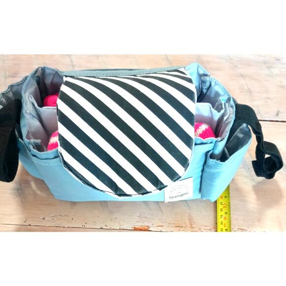 SHENGPEI STROLLER CADDY BABY ORGANIZER CARRY ALL BOTTLE HOLDER - Picture 5 of 7